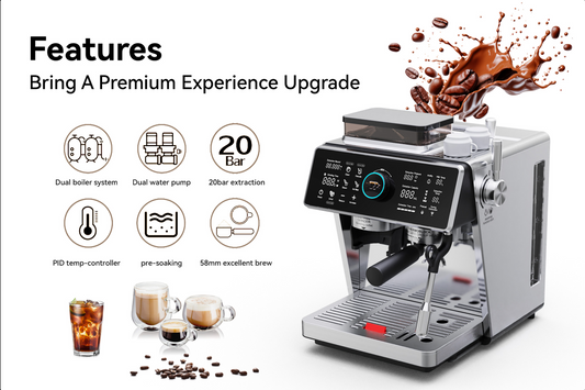 Why Choose the PwZzk Dual Boiler Espresso Machine Over Others?