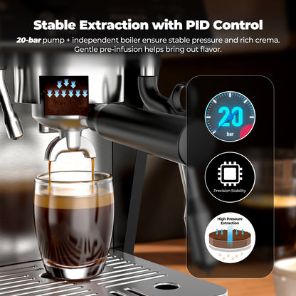 Professional Home Espresso Machine for barista-style coffee at home